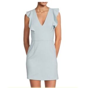 FRENCH CONNECTION flutter sleeve mini dress